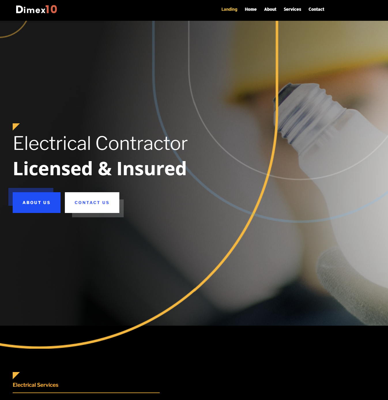 Electrician Service Website